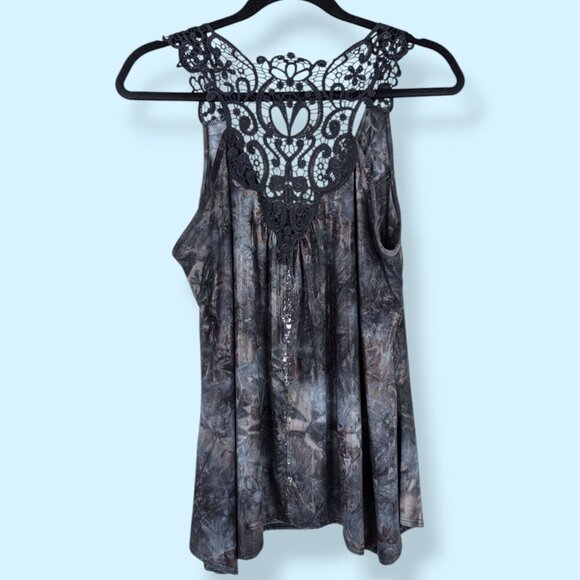 Charlotte Russe Dark Sleeveless Top - Picture 5 of 7